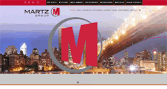 Desktop Screenshot of martztrailways.com